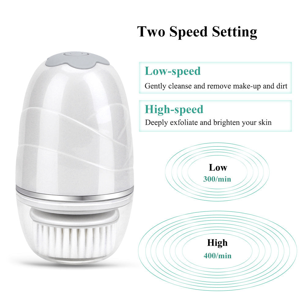 Rotary face brush