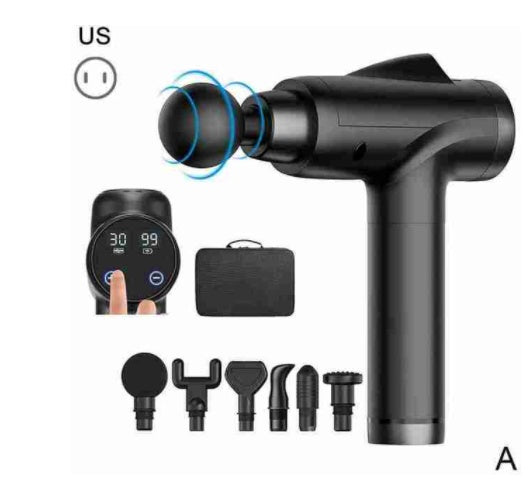 LCD fascia massager