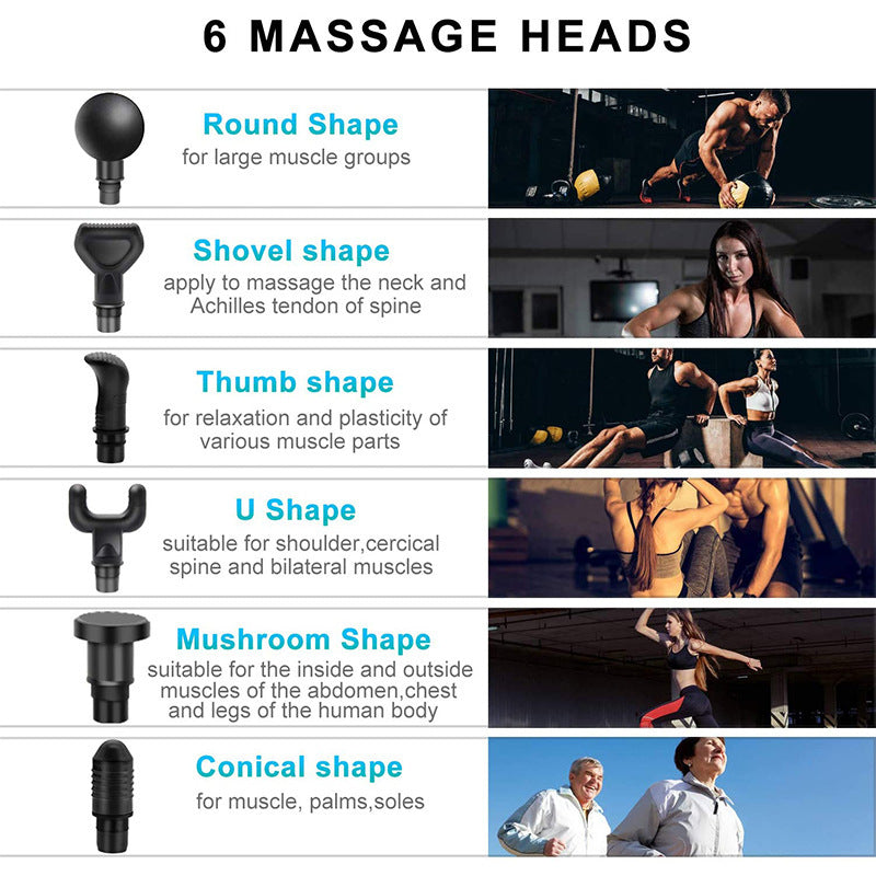 LCD fascia massager