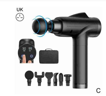 LCD fascia massager